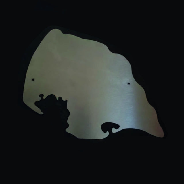 Türschild Fehmarn Edelstahl