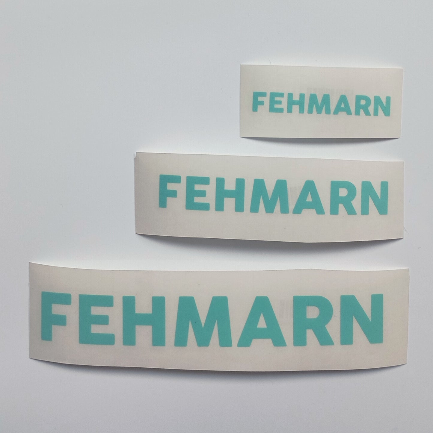 Aufkleber Schrift Fehmarn mint