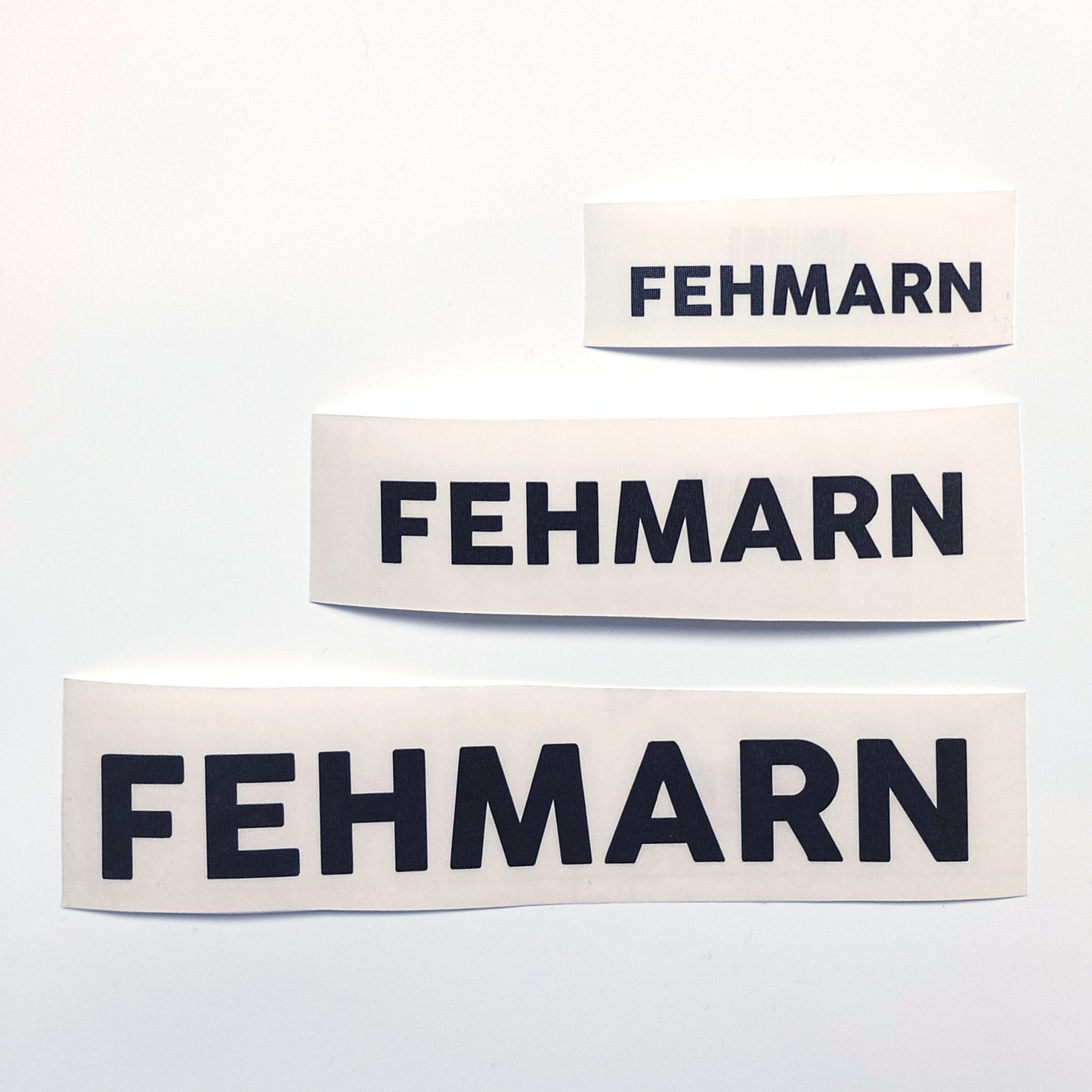 Aufkleber | Schrift Fehmarn | viele Farben
