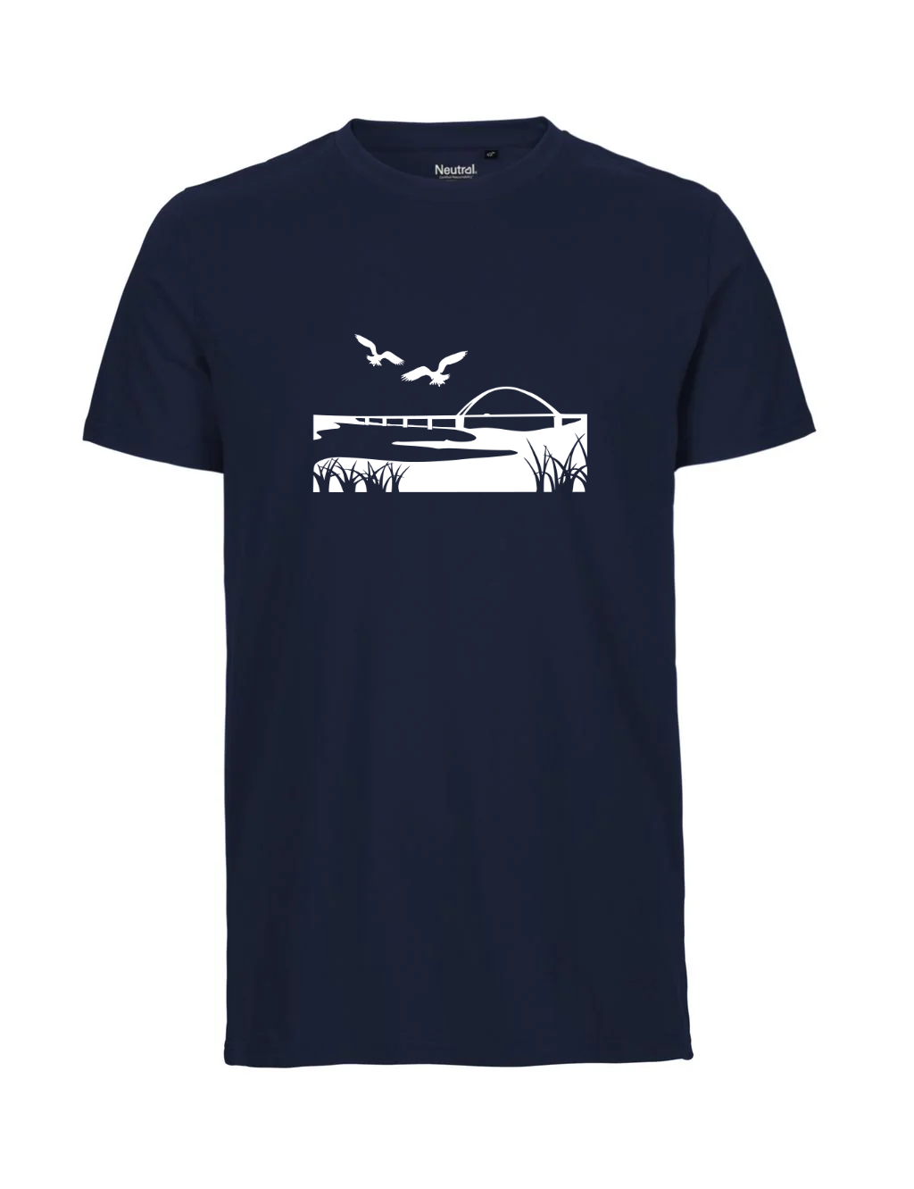 Tshirt | Brücke mit Möwen | unisex