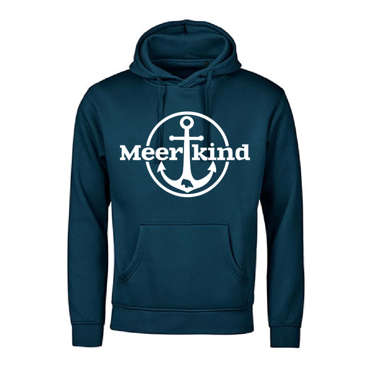 Hoodie | Meerkind mit großem Anker | unisex