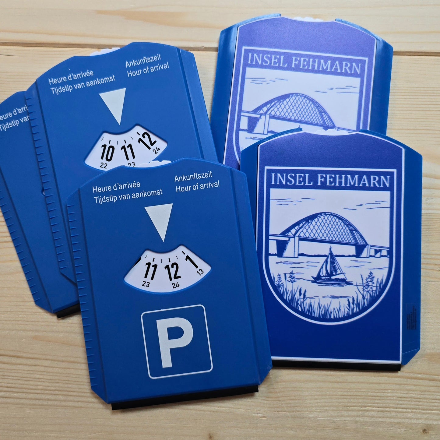 Parkscheibe mit Eiskratzer | Fehmarnsundbrücke Insel Fehmarn