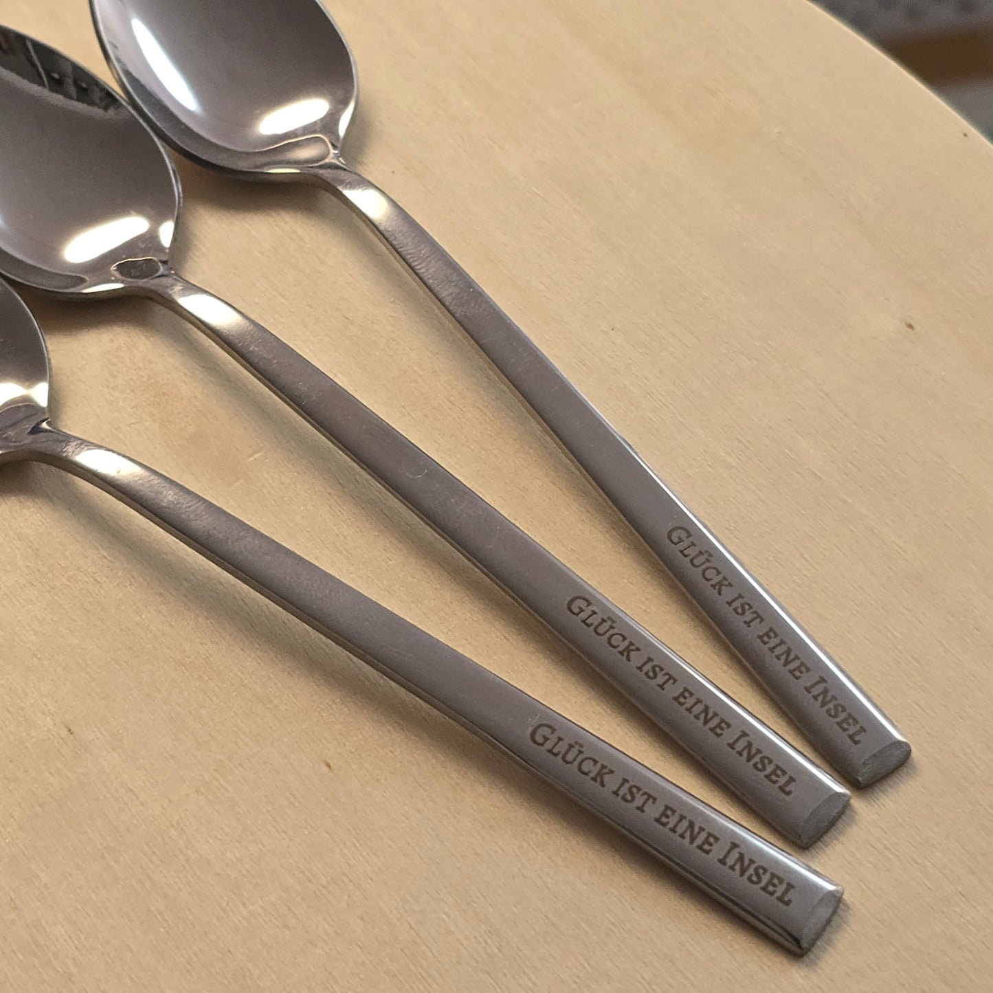 Kaffeelöffel Teelöffel | Glück ist eine Insel