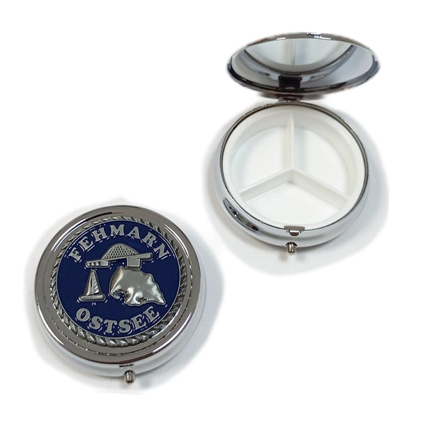 Pillendose Fehmarn dunkelblau