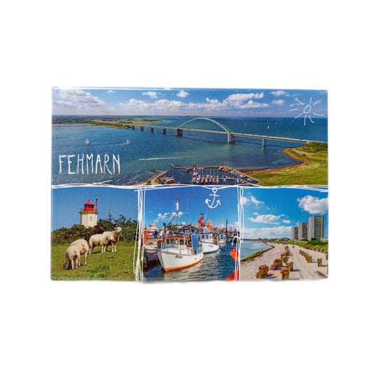 Magnet Fehmarn Collage Anker