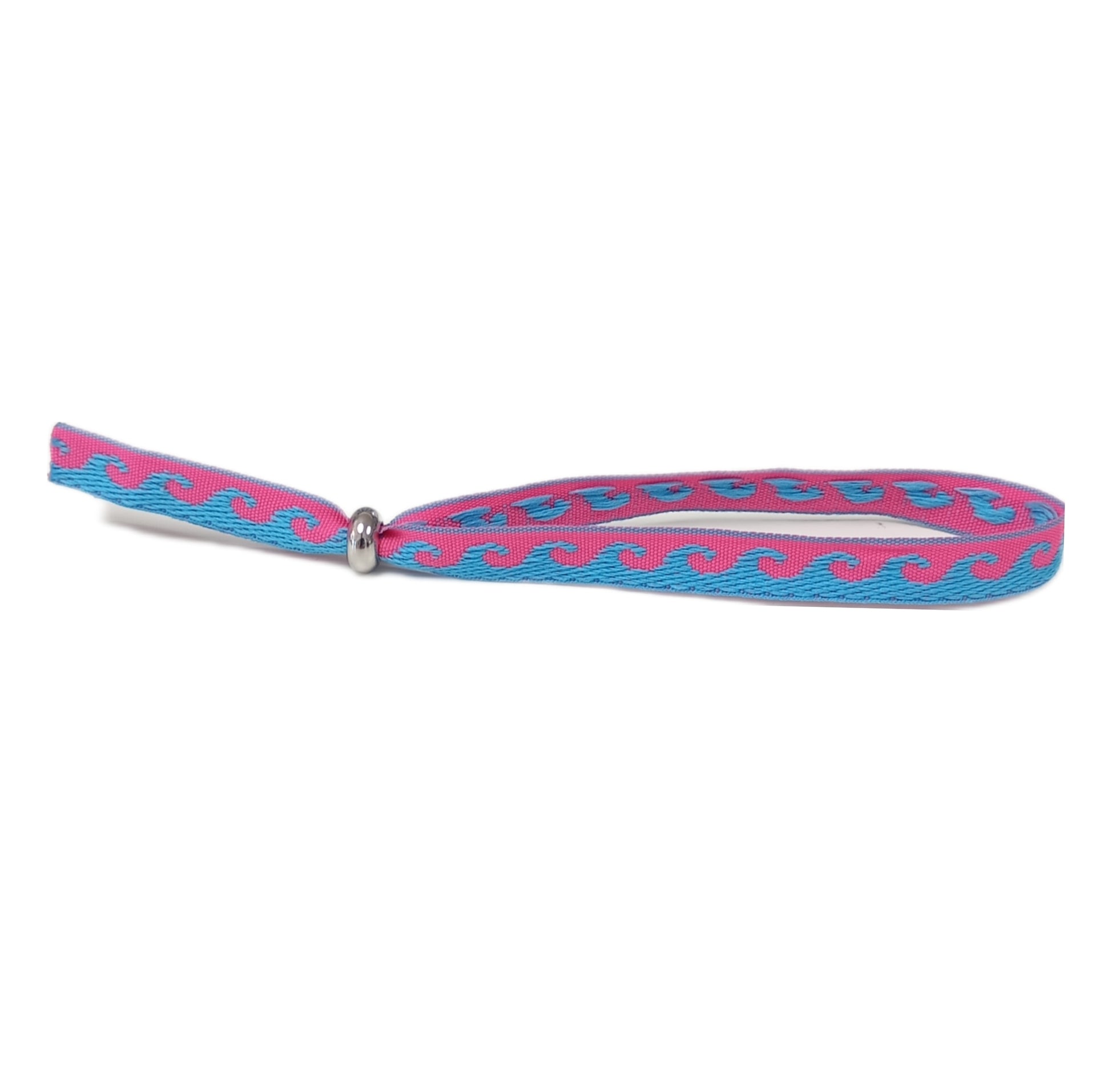 Festival-Armband Welle pink türkis