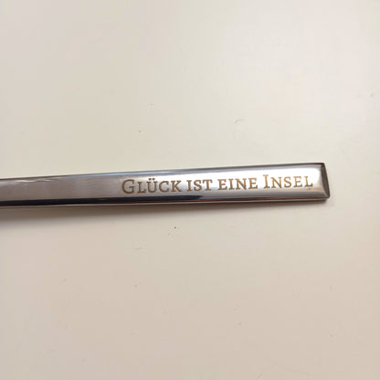 Kaffeelöffel Glück ist eine Insel