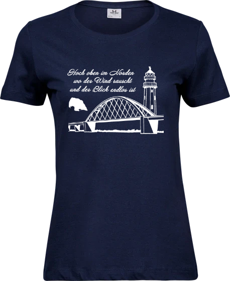 Tshirt | Hoch oben Leuchtturm | Damen