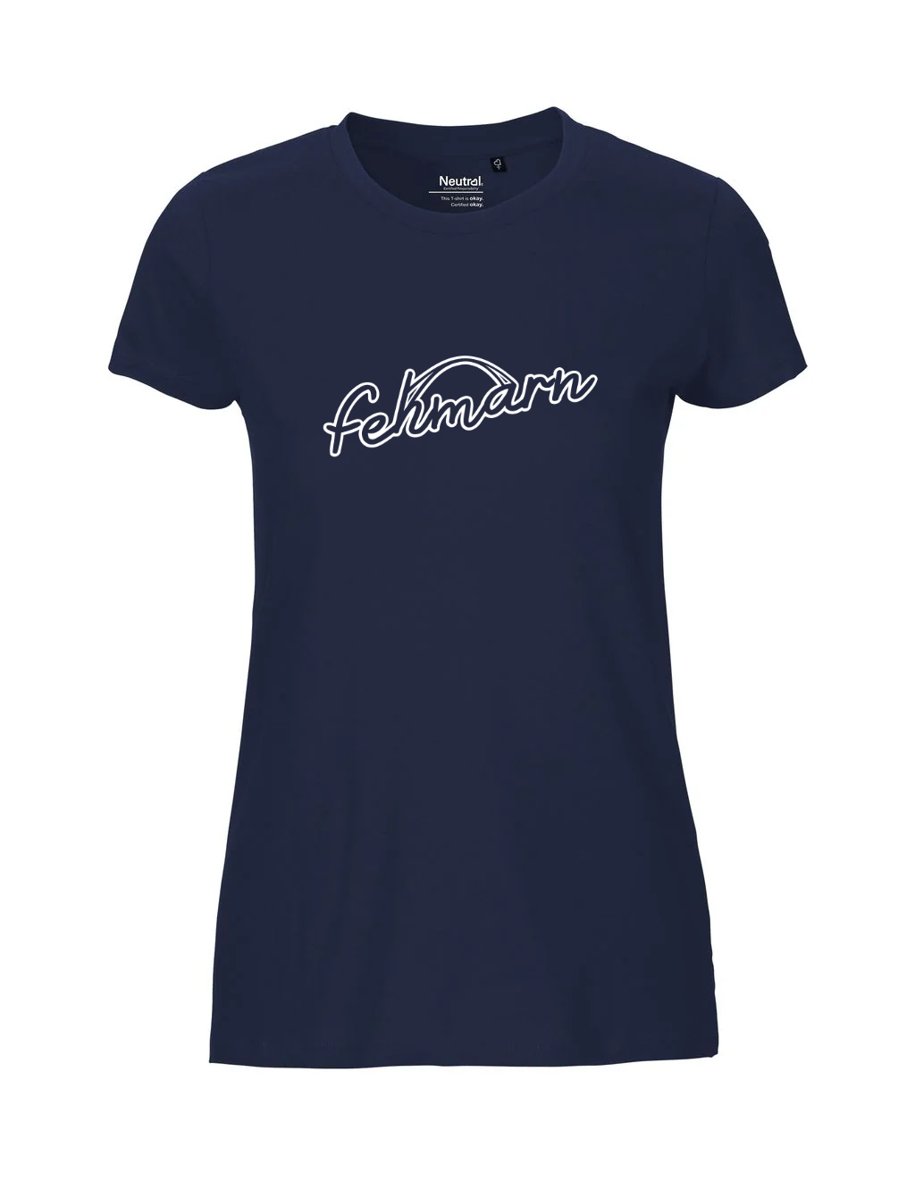 Tshirt | Schrift Fehmarn Brücke | Damen