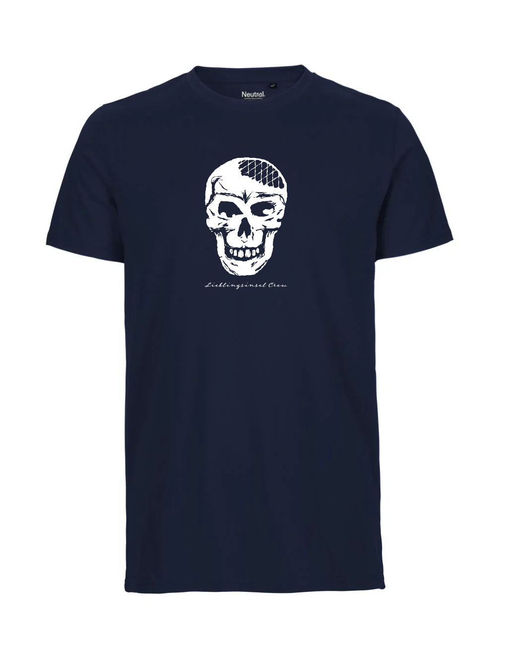 Tshirt | Totenkopf Lieblingsinsel Crew | Herren