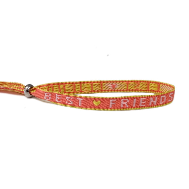 Festival-Armband Best Friends orange