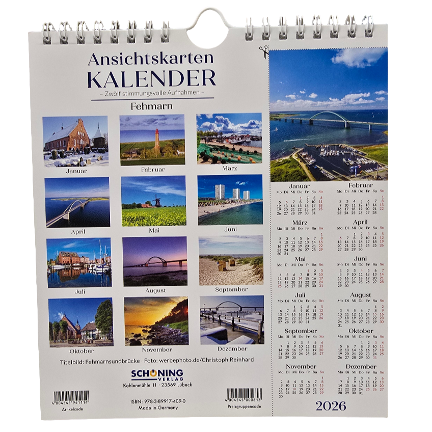 Insel Fehmarn Kalender 2026