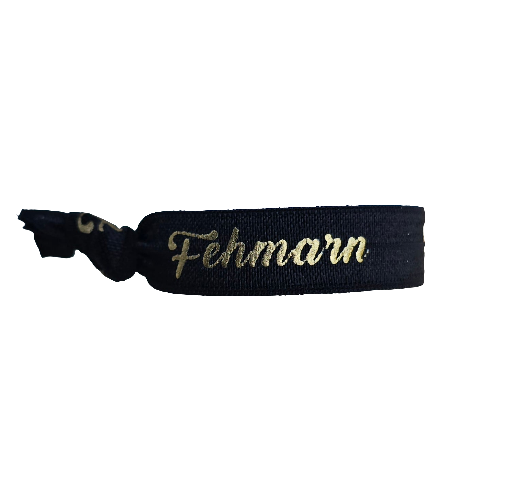Festival-Armband | Stretch | Schwarz Gold