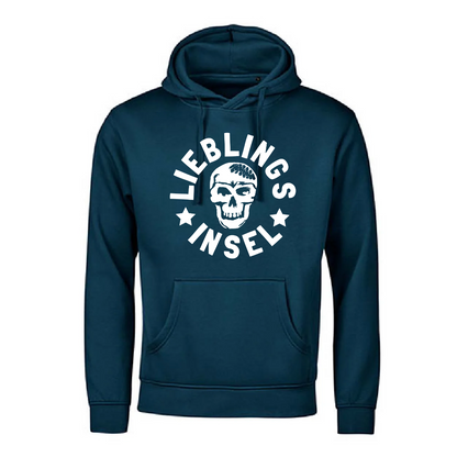 Hoodie | Lieblingsinsel mit Totenkopf rund | unisex