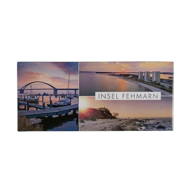Panorama-Magnet Insel Fehmarn Collage
