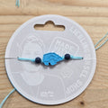 3d-Armband Insel mit Fehmarnsundbrücke | himmelblau
