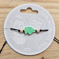 3d-Armband Insel mit Fehmarnsundbrücke | grün I