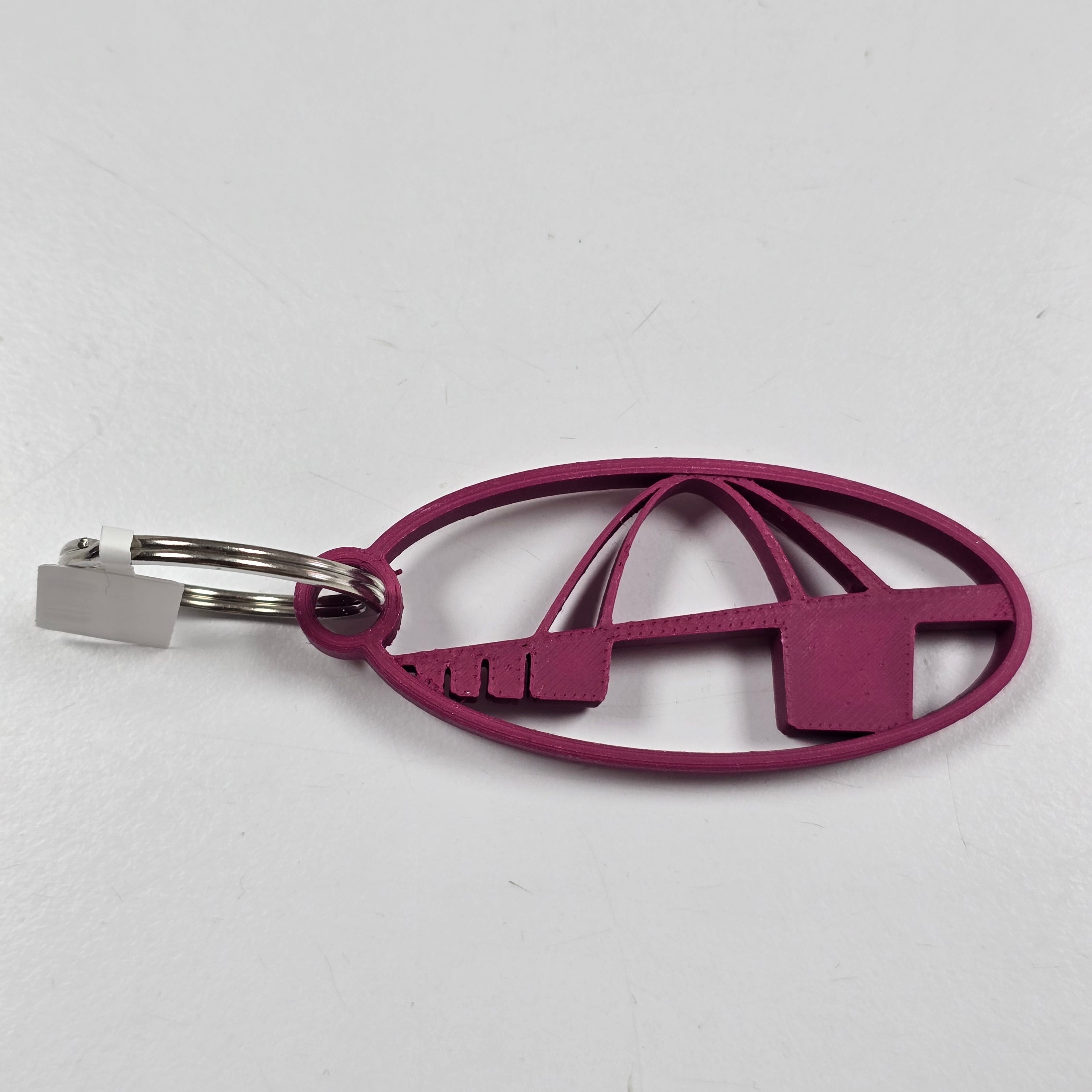 3d Schlüsselanhänger | Brücke Fehmarn