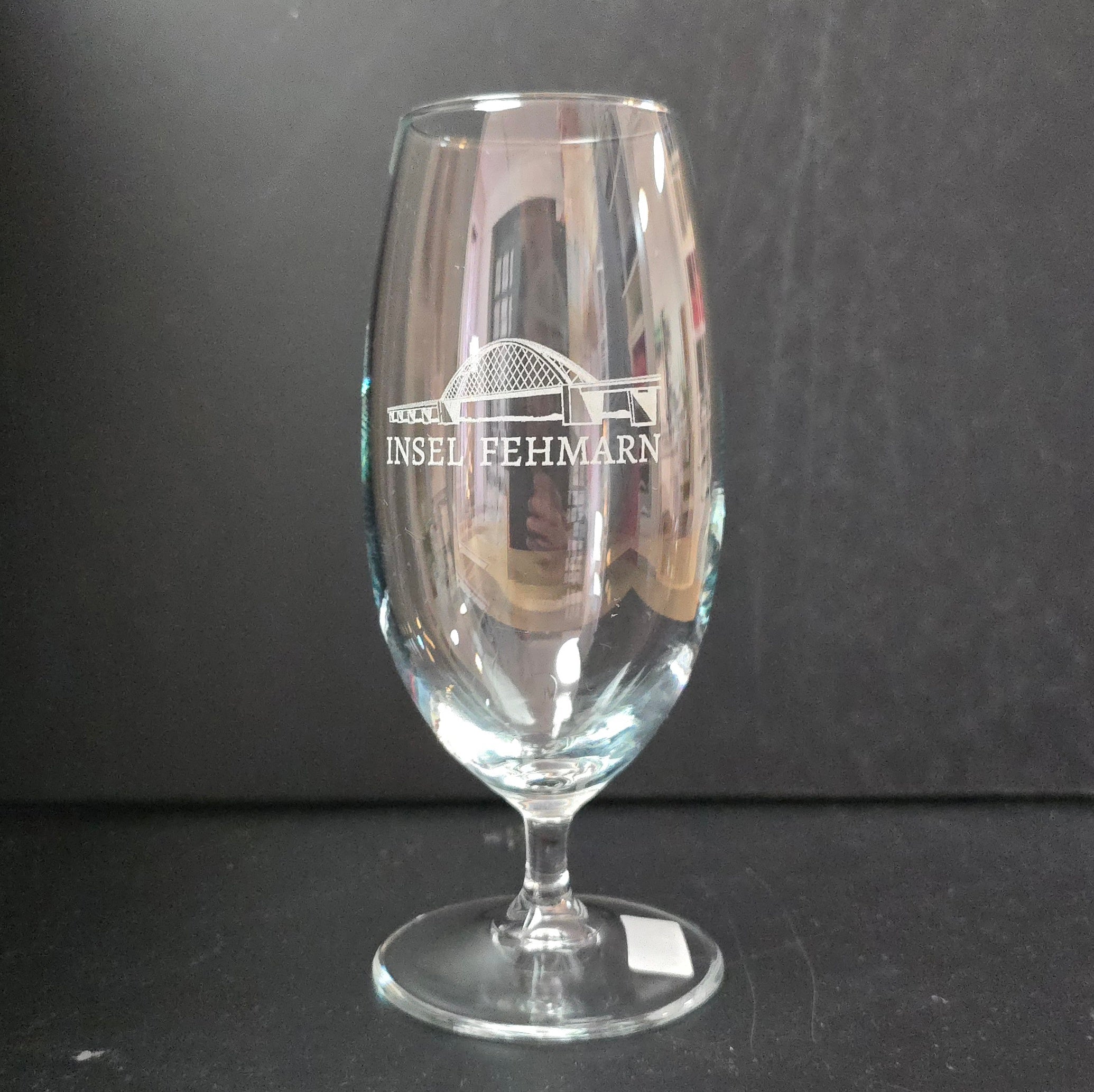 Bierglas Cocktailglas Fehmarnsundbrücke II