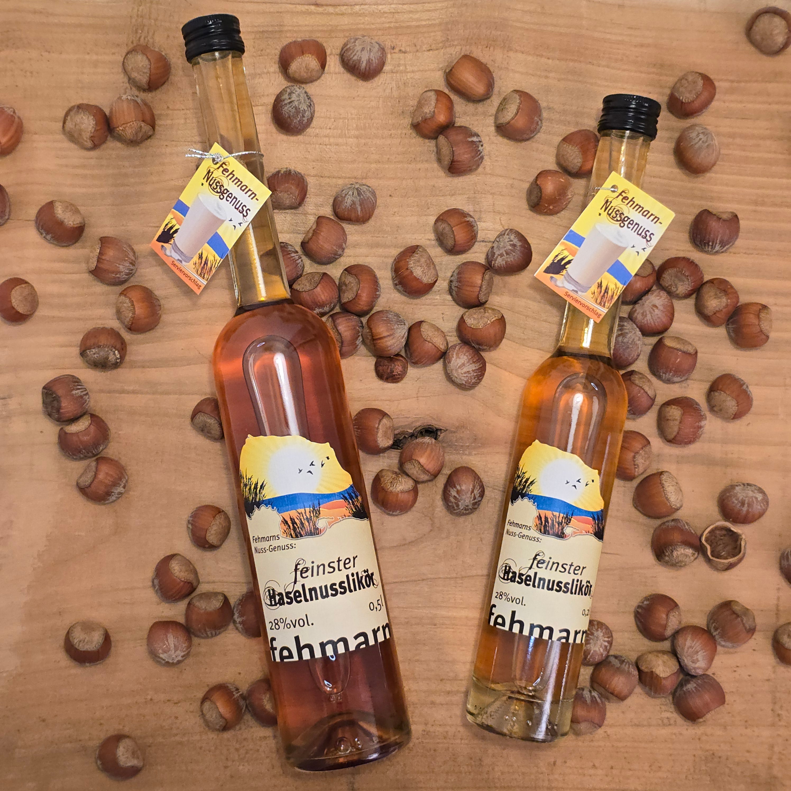 Feinster Haselnusslikör 28% vol.