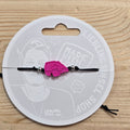 3d-Armband Insel mit Fehmarnsundbrücke | magenta
