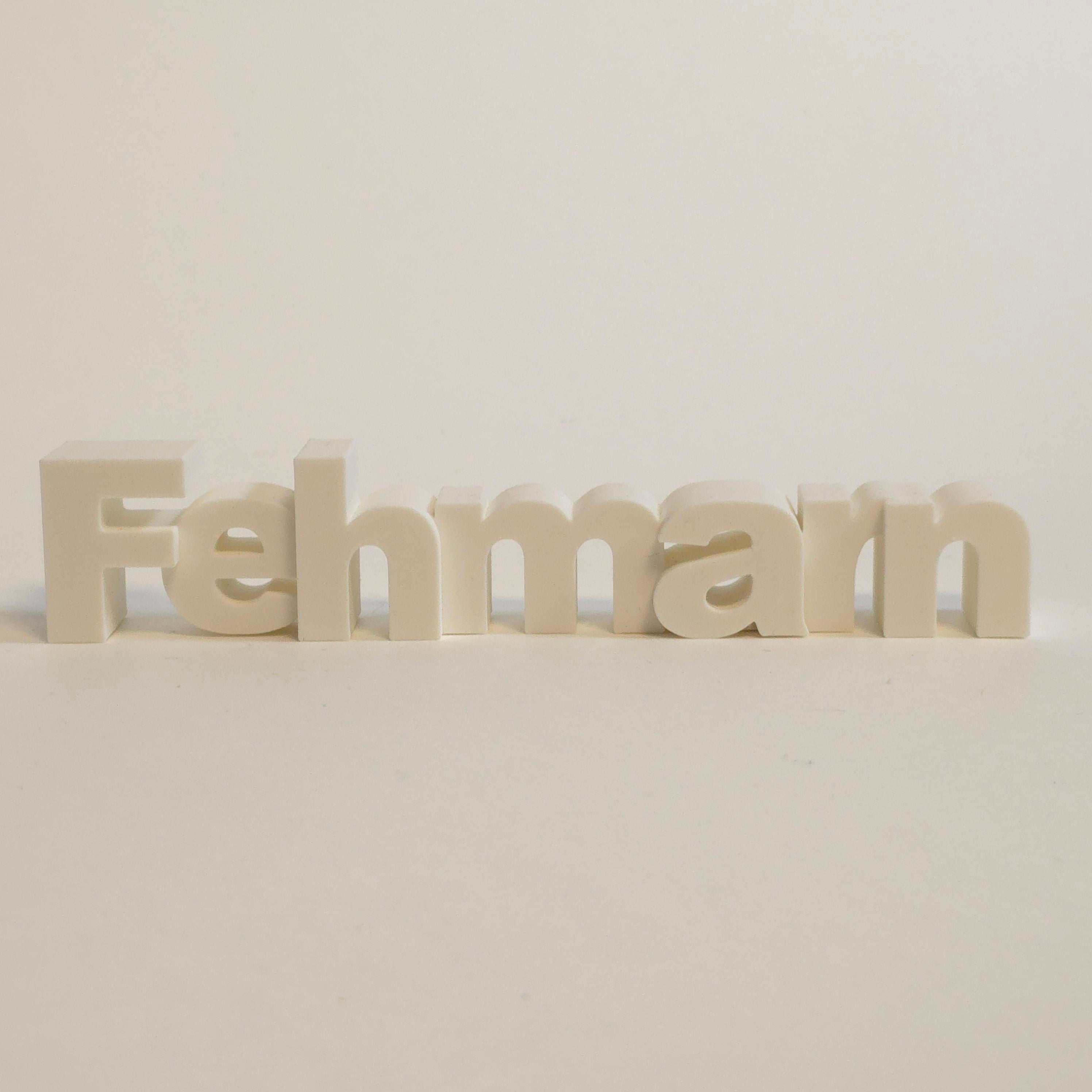 3D-Deko | Schriftzug Fehmarn | viele Farben