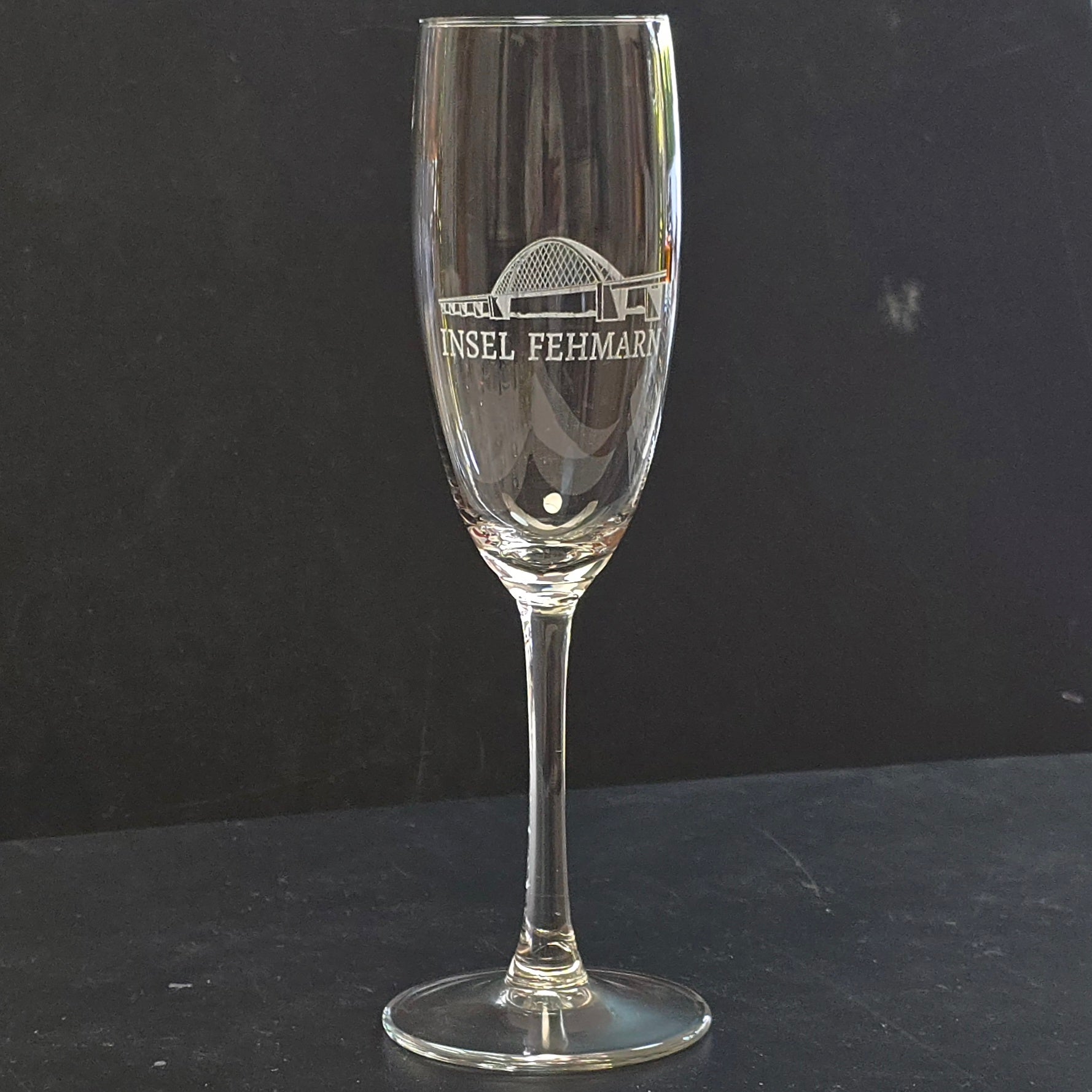 Sektglas Fehmarnsundbrücke II