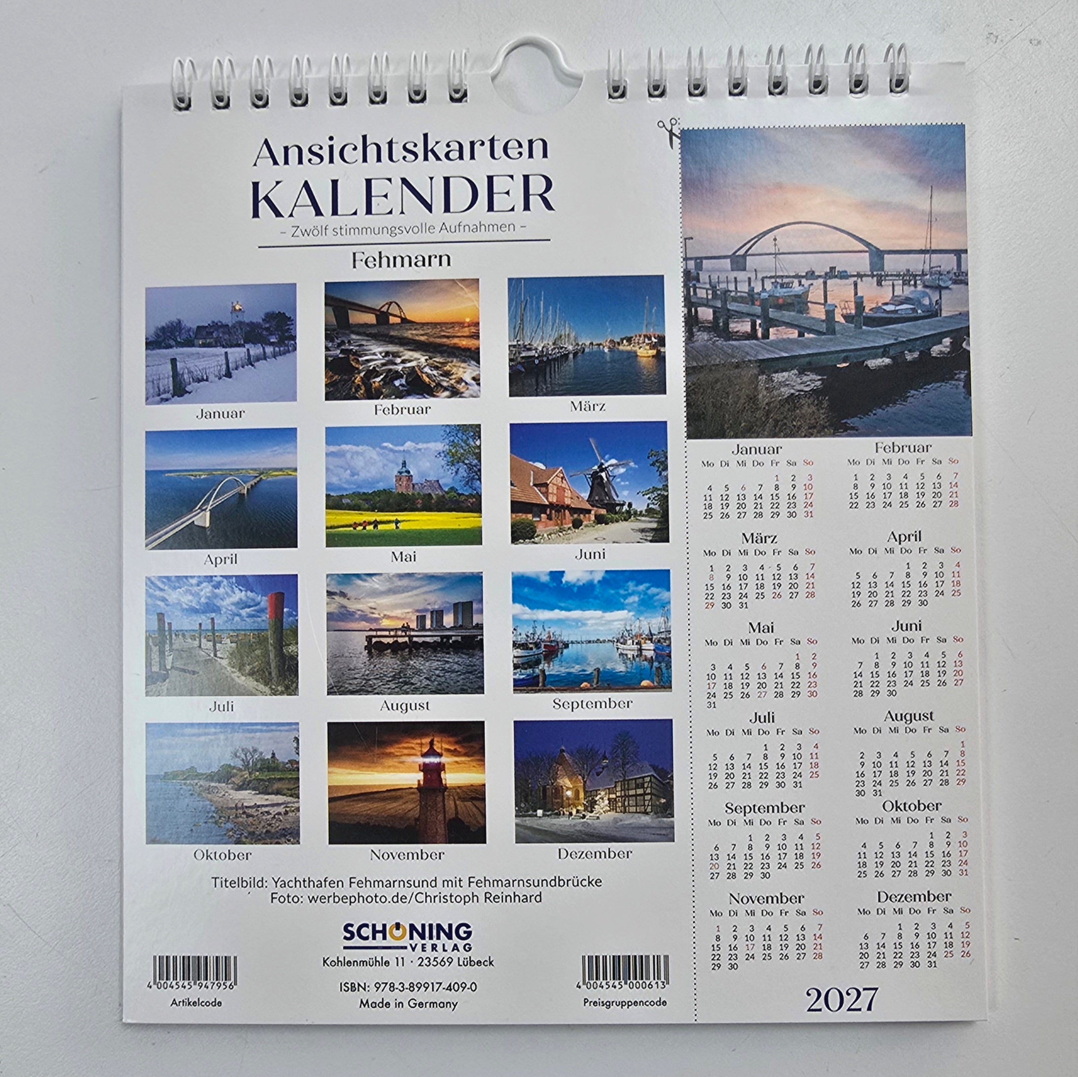 Insel Fehmarn Kalender 2027