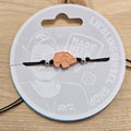 3d-Armband Insel mit Fehmarnsundbrücke | orange II