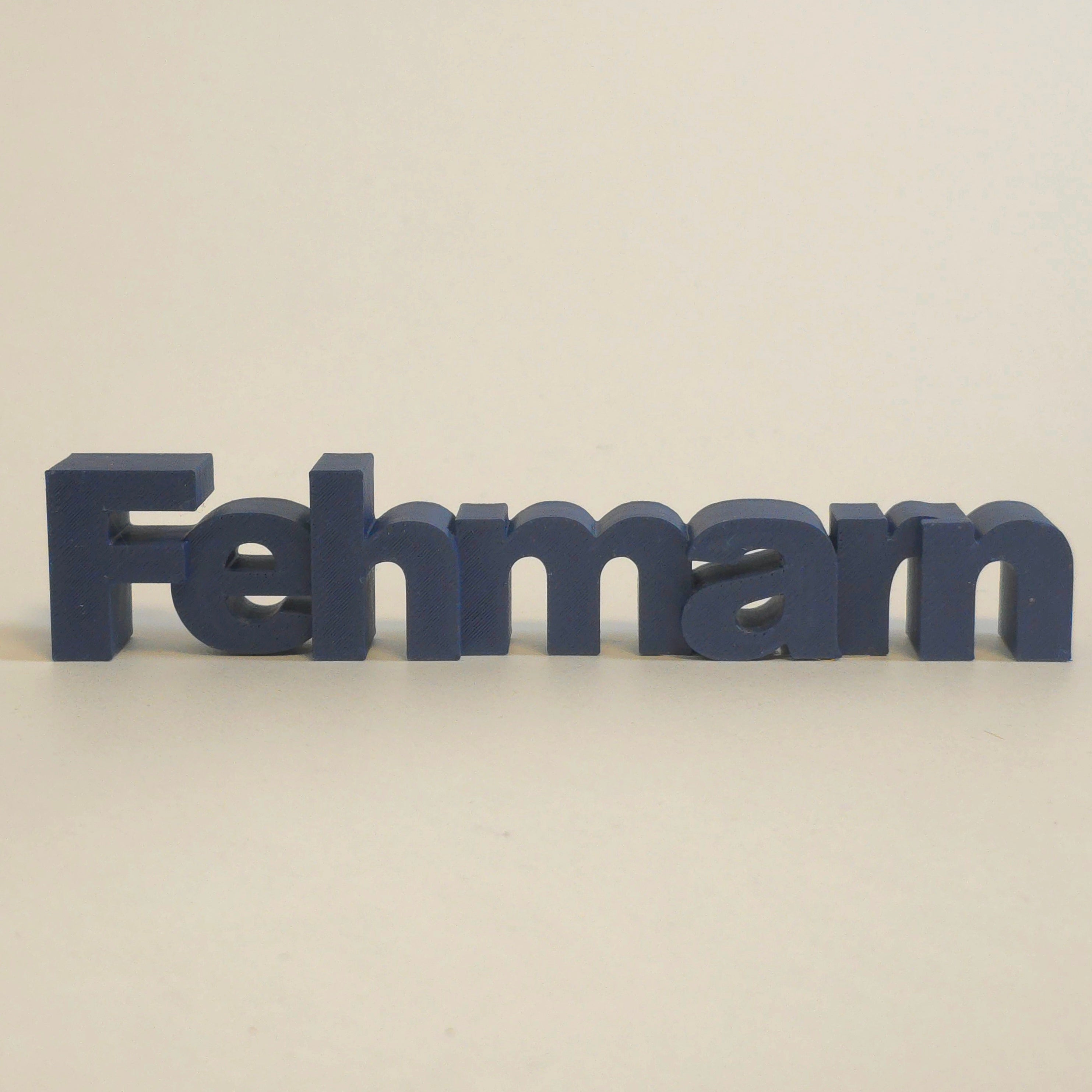 3D-Deko | Schriftzug Fehmarn | viele Farben