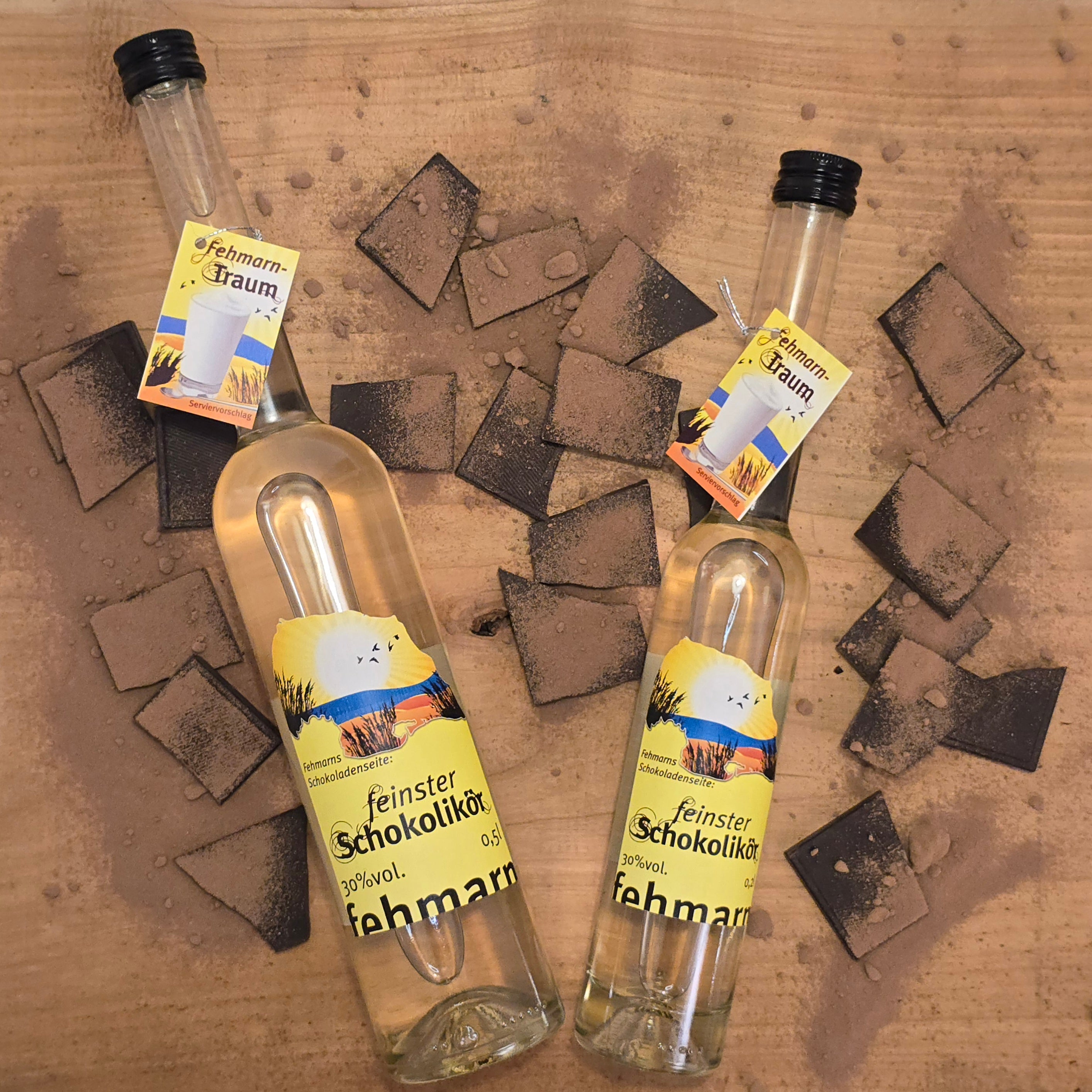 Feinster klarer Schokoladenlikör 30% vol.