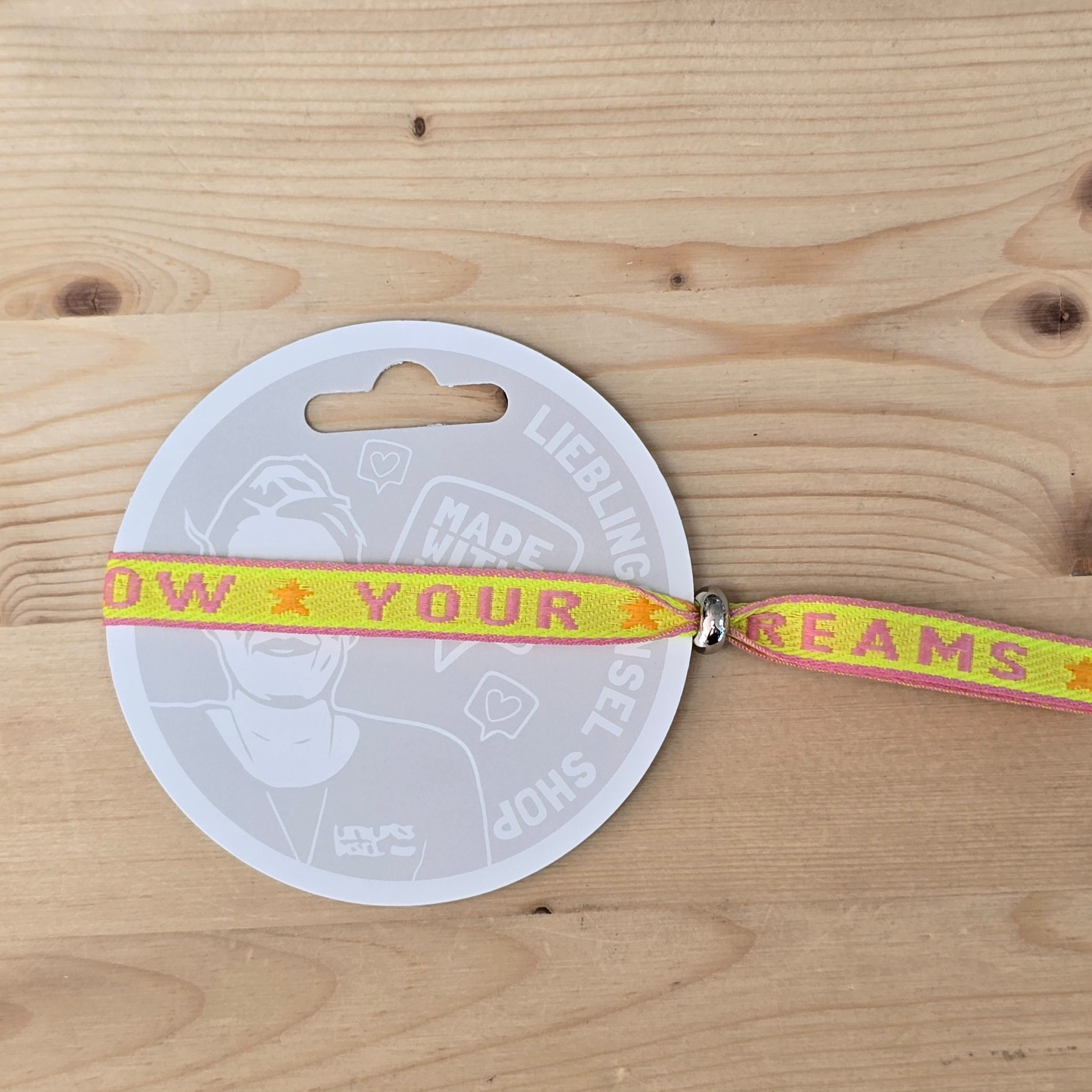 Festival-Armband Follow Your Dreams