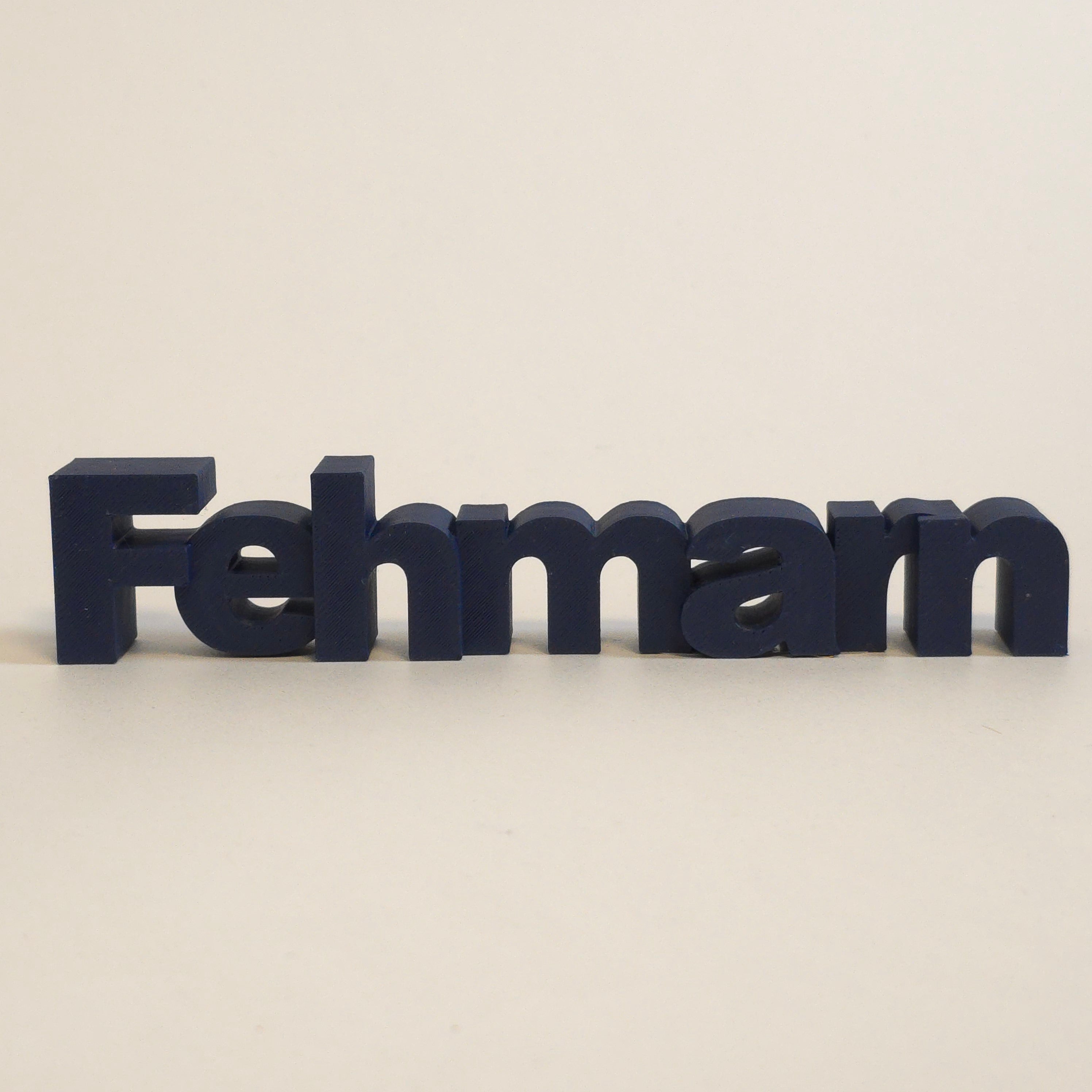 3D-Deko | Schriftzug Fehmarn | viele Farben