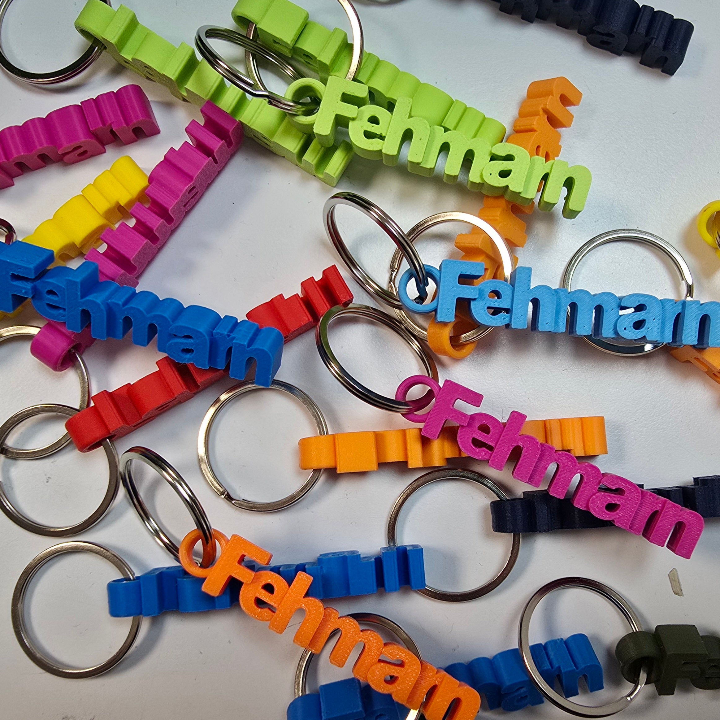 3d Schlüsselanhänger | Schrift Fehmarn