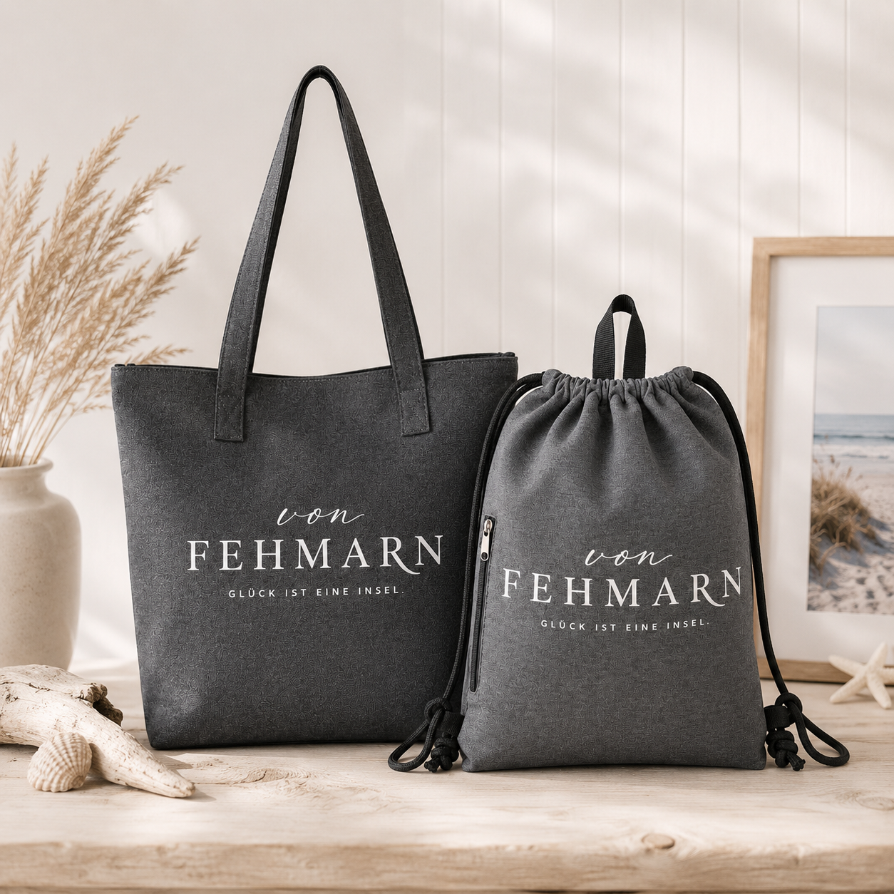 Rucksack anthrazit | Von Fehmarn