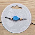 3d-Armband Insel mit Fehmarnsundbrücke | blau I