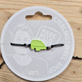 3d-Armband Insel mit Schrift Fehmarn | apfelgrün