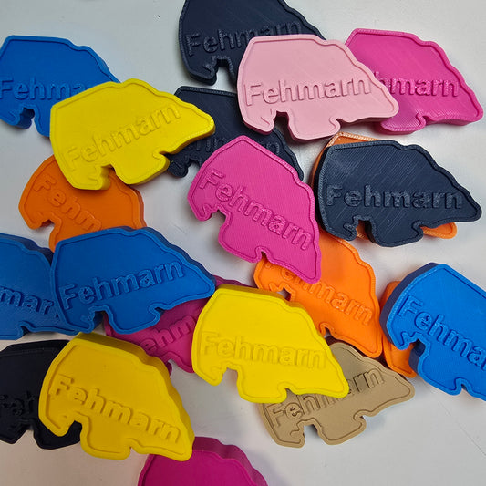 3d Magnet | Insel Schrift Fehmarn