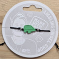 3d-Armband Insel mit Schrift Fehmarn | grasgrün