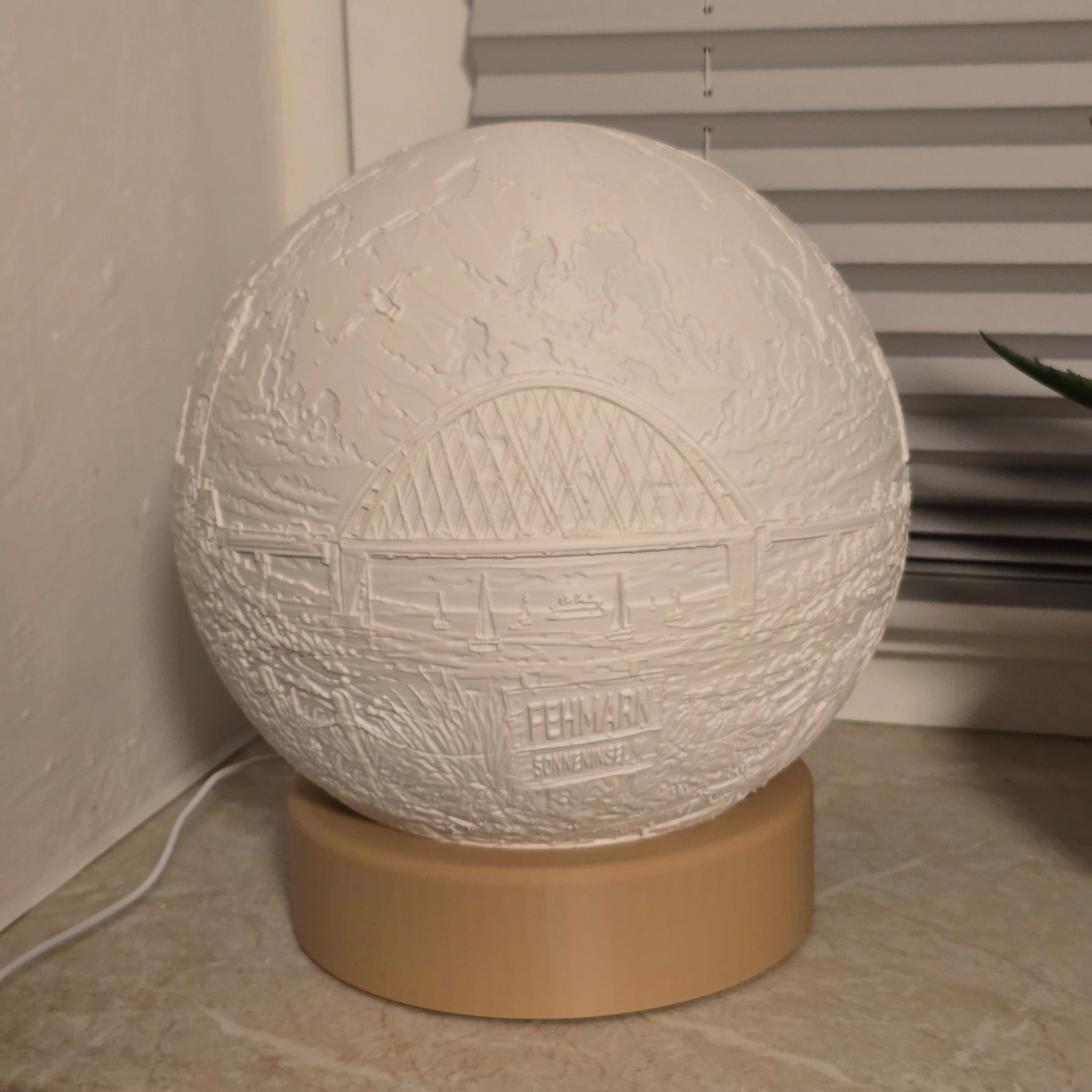 Lampe Insellicht rund Fehmarn Collage I