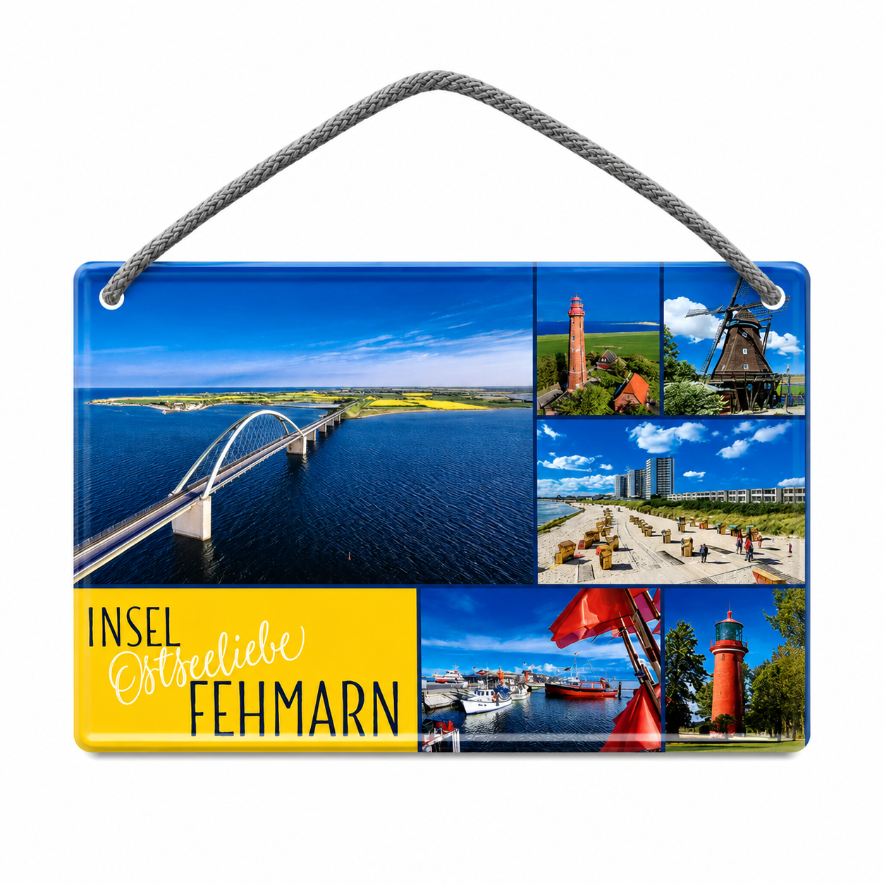 Blechschild Fehmarn Ostseeliebe