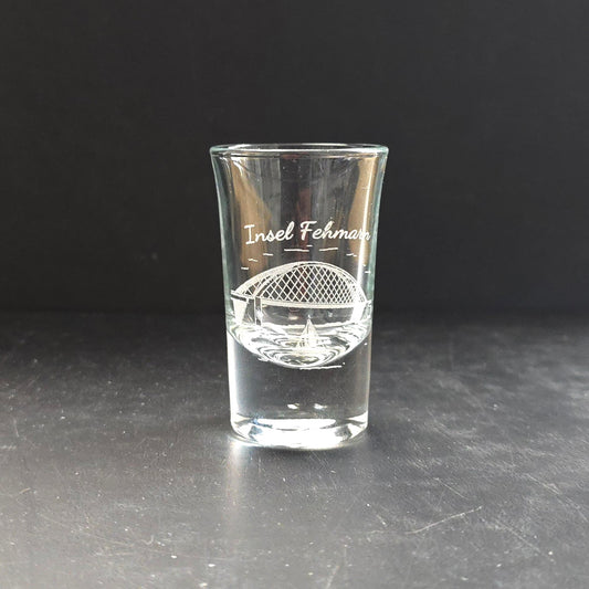 Schnapsglas Fehmarnsundbrücke