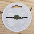 3d-Armband Insel mit Fehmarnsundbrücke | dunkelgrün