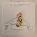Ansteck Pin Seepferd goldfarben