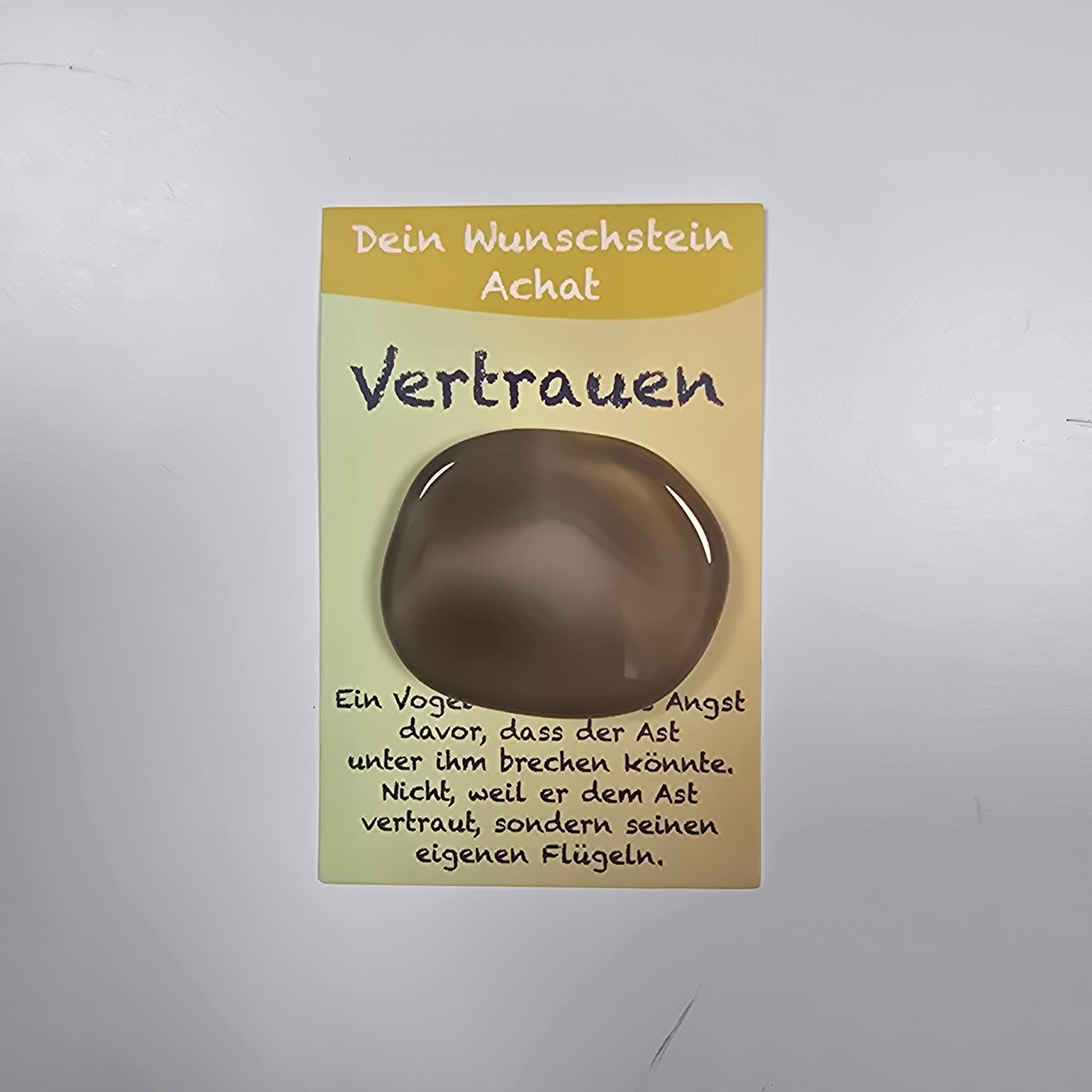Wunsch-Stein Vertrauen