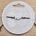 3d-Armband Insel mit Schrift Fehmarn | weiß