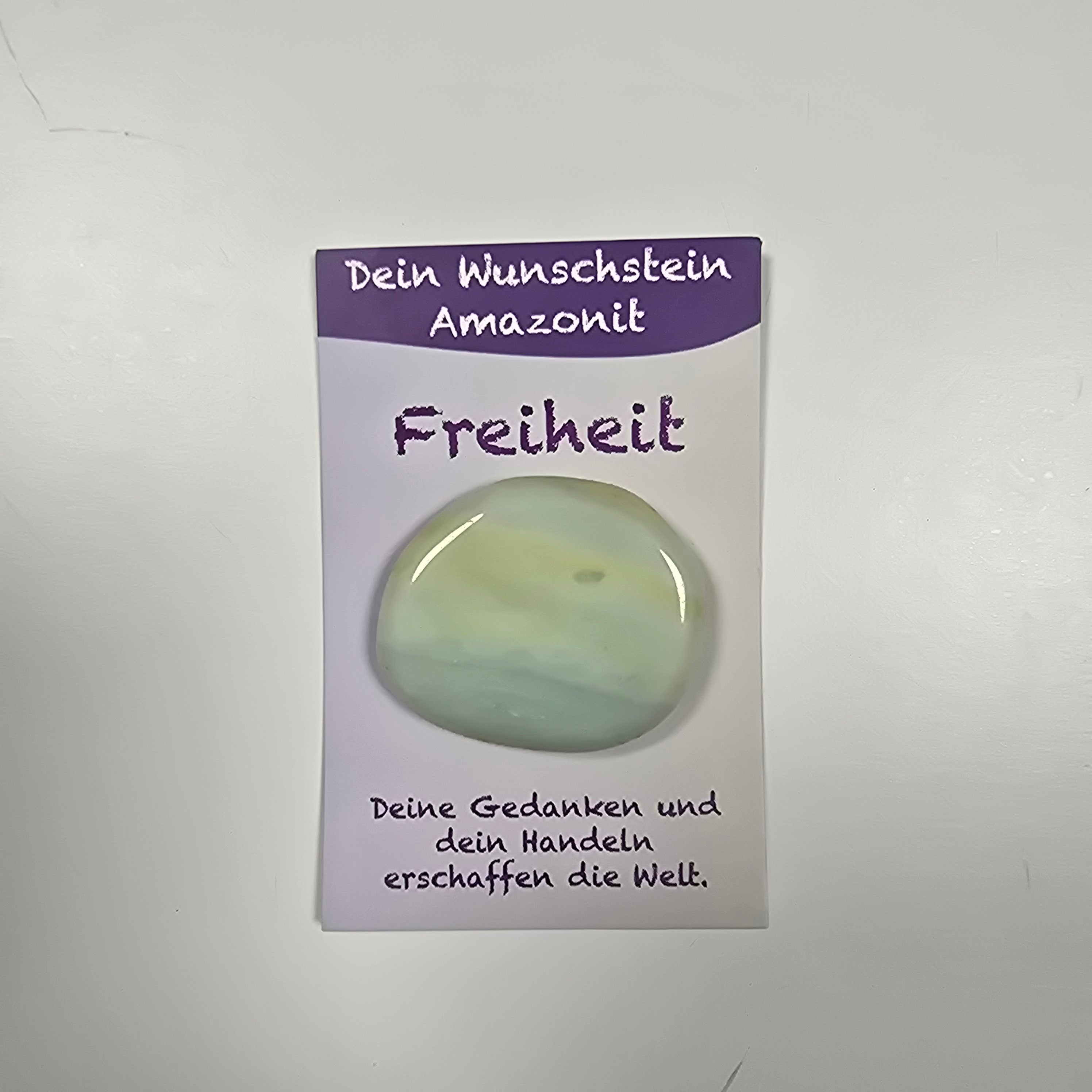 Wunsch-Stein Freiheit